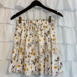 Brand new blue rain mini skirt